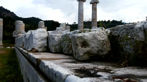 Free Stock Video Ruins Of The Temple Of Artemis At Sardes Lydia Live Wallpaper - Free Live Wallpaper
