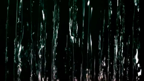 Free Stock Video Running Water Falling Against A Dark Screen Live Wallpaper - Free Live Wallpaper