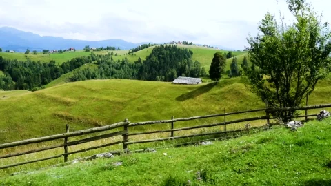 Free Stock Video Rural Landscape In The Hills And A Village Live Wallpaper - Free Live Wallpaper