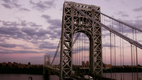 Free Stock Video Rush Hour Traffic Across The Washington Bridge Live Wallpaper - Free Live Wallpaper