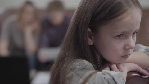 Free Stock Video Sad Girl Sitting Away From Her Brothers Live Wallpaper - Free Live Wallpaper