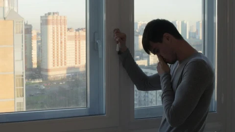 Free Stock Video Sad Man By His Apartment Window Live Wallpaper - Free Live Wallpaper