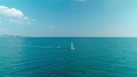 Free Stock Video Sailboat Heading Away From A Beach Live Wallpaper - Free Live Wallpaper