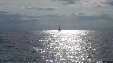 Free Stock Video Sailboat Heading Over A Calm Sea Live Wallpaper - Free Live Wallpaper