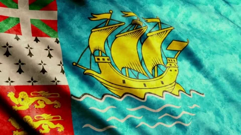 Free Stock Video Saint Pierre And Miquelon D Waving Flag Live Wallpaper - Free Live Wallpaper