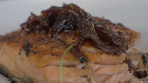 Free Stock Video Salmon Steak With Seasoning Live Wallpaper - Free Live Wallpaper