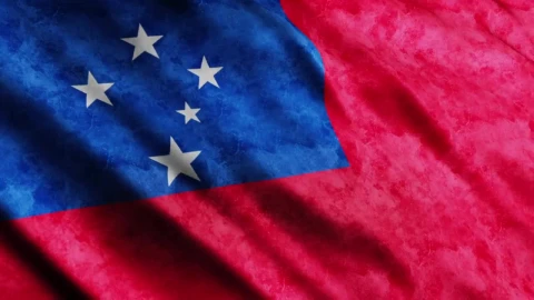 Free Stock Video Samoa D Render Flag Live Wallpaper - Free Live Wallpaper
