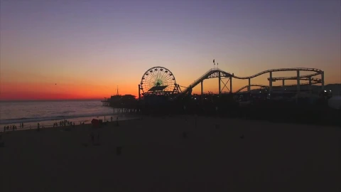 Free Stock Video Santa Monica Beach Live Wallpaper - Free Live Wallpaper