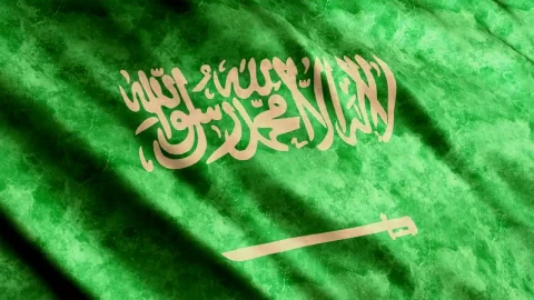 Free Stock Video Saudi Arabia Flag In Detail Live Wallpaper - Free Live Wallpaper