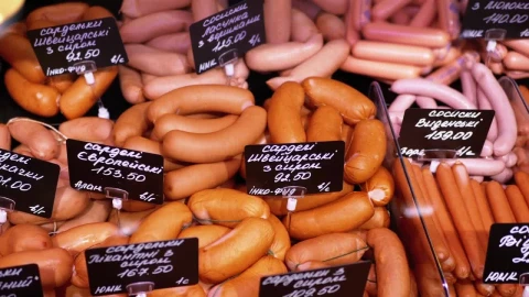 Free Stock Video Sausage Chess With Price Tags Ready To Sale Live Wallpaper - Free Live Wallpaper