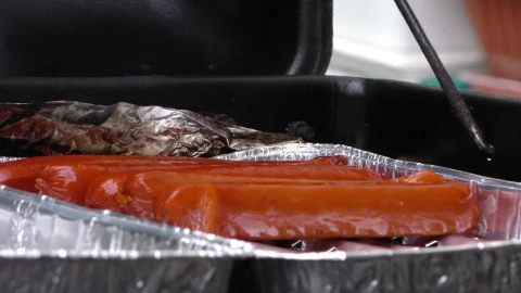 Free Stock Video Sausages On A Spit Live Wallpaper - Free Live Wallpaper