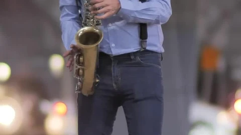 Free Stock Video Saxophone Musician On The Street Live Wallpaper - Free Live Wallpaper