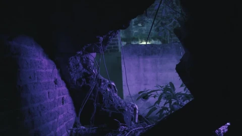 Free Stock Video Scary Clown Peeking Through Hole In Wall Live Wallpaper - Free Live Wallpaper