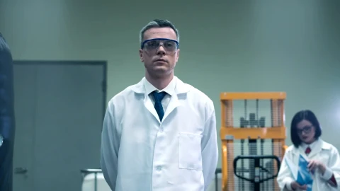 Free Stock Video Scientist Walking In The Lab Live Wallpaper - Free Live Wallpaper
