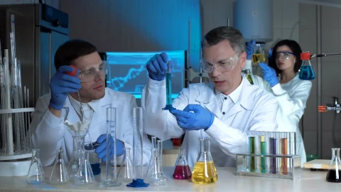 Free Stock Video Scientists Compare Chemical Samples Live Wallpaper - Free Live Wallpaper