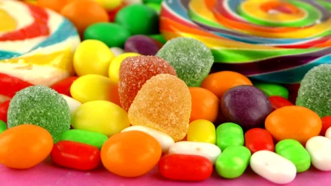 Free Stock Video Scrambled Candies And Gums Spinning Shot Live Wallpaper - Free Live Wallpaper