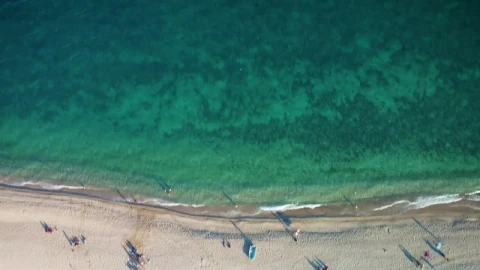 Free Stock Video Sea Texture Of A Beach From Above Live Wallpaper - Free Live Wallpaper