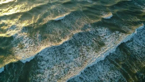 Free Stock Video Sea Waves Texture Aerial High View Live Wallpaper - Free Live Wallpaper