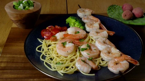 Free Stock Video Seafood And Pasta Live Wallpaper - Free Live Wallpaper