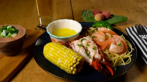 Free Stock Video Seafood With Warm Butter Live Wallpaper - Free Live Wallpaper