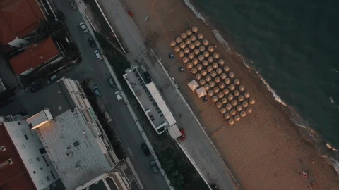Free Stock Video Seafront At The End Of The Day Live Wallpaper - Free Live Wallpaper