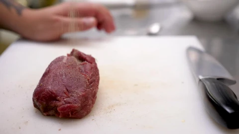 Free Stock Video Seasoning Raw Beef Before Cooking Live Wallpaper - Free Live Wallpaper