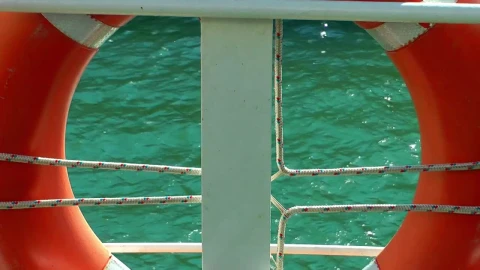 Free Stock Video Seawater Seen Trough A Lifeguard On A Boat Live Wallpaper - Free Live Wallpaper