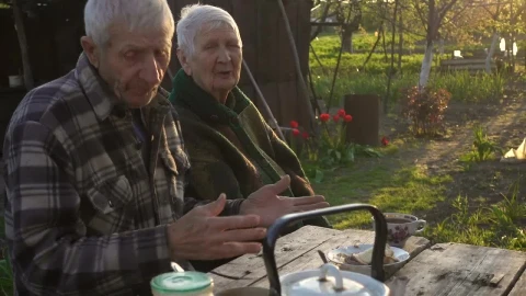 Free Stock Video Senior Couple In The Garden Live Wallpaper - Free Live Wallpaper