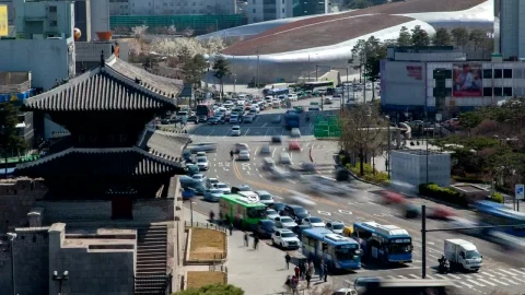 Free Stock Video Seoul Highway With Traffic Live Wallpaper - Free Live Wallpaper