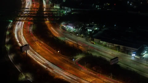 Free Stock Video Seoul Road With Fast Traffic At Night Live Wallpaper - Free Live Wallpaper