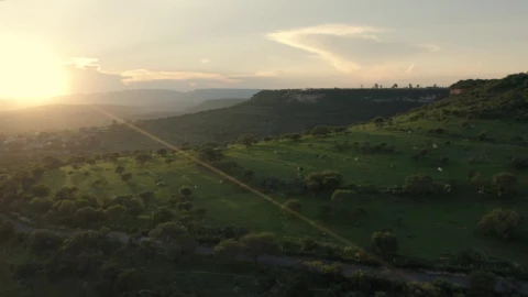 Free Stock Video Set Of Plateaus Seen From The Heights In A Sunset Live Wallpaper - Free Live Wallpaper