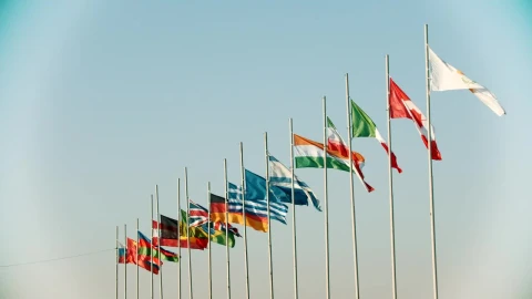Free Stock Video Several International Flags Waving In The Wind Live Wallpaper - Free Live Wallpaper