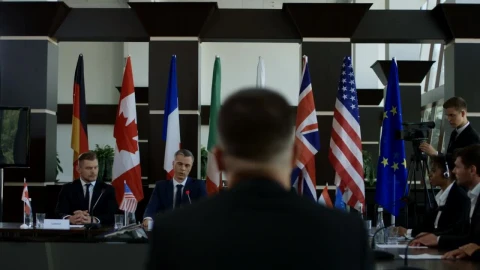 Free Stock Video Shaking Hands In An International Summit Live Wallpaper - Free Live Wallpaper