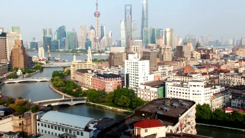 Free Stock Video Shanghai City Of Skyline And The River Live Wallpaper - Free Live Wallpaper