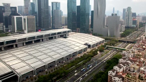 Free Stock Video Shenzhen Central Business District Live Wallpaper - Free Live Wallpaper