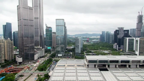 Free Stock Video Shenzhen City Landscape And Skyscrapers Live Wallpaper - Free Live Wallpaper