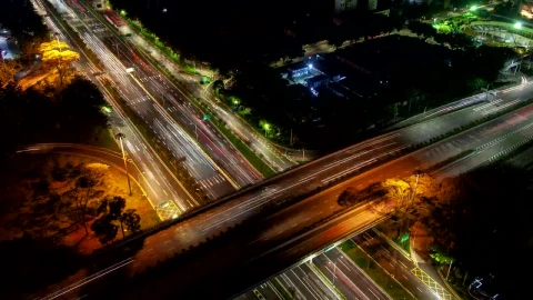 Free Stock Video Shenzhen Highway Junction With Fast Traffic Live Wallpaper - Free Live Wallpaper