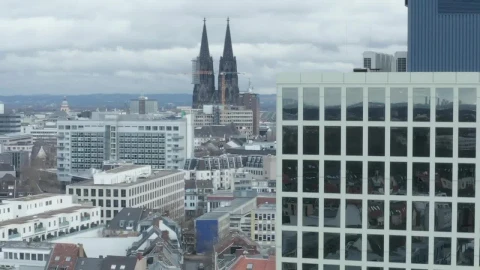 Free Stock Video Shot Overlooking An Office Building And The City Live Wallpaper - Free Live Wallpaper
