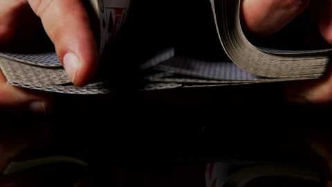 Free Stock Video Shuffling Cards By Splitting The Deck Live Wallpaper - Free Live Wallpaper
