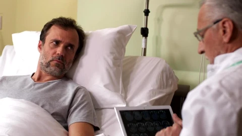 Free Stock Video Sick Man Waiting For His Doctor Live Wallpaper - Free Live Wallpaper