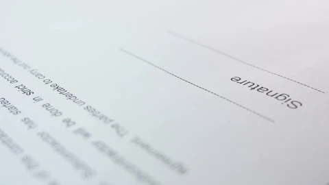 Free Stock Video Signature In Contract With A Pen Close Up Live Wallpaper - Free Live Wallpaper