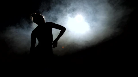 Free Stock Video Silhouette Of A Dancer Against Smoke Live Wallpaper - Free Live Wallpaper