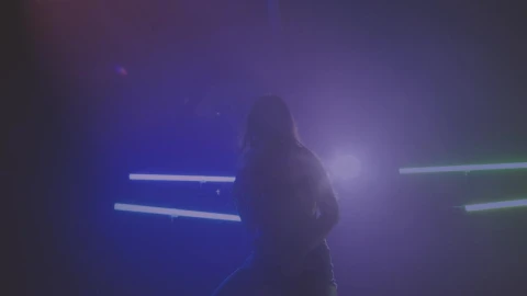 Free Stock Video Silhouette Of A Dancer On A Floor With Smoke And Live Wallpaper - Free Live Wallpaper