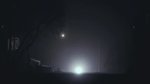 Free Stock Video Silhouette Of A Person With A Rifle In The Night Live Wallpaper - Free Live Wallpaper