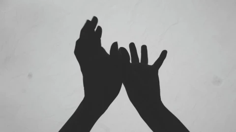Free Stock Video Silhouette Of A Womans Hands Moving Them Gently Live Wallpaper - Free Live Wallpaper