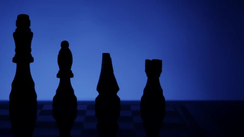 Free Stock Video Silhouette Of Chess Pieces Live Wallpaper - Free Live Wallpaper