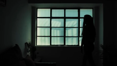 Free Stock Video Silhouette Of Woman Opening A Window Live Wallpaper - Free Live Wallpaper