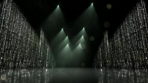 Free Stock Video Silver Award Stage Curtains Loop Video Live Wallpaper - Free Live Wallpaper