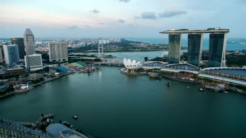 Free Stock Video Singapore Bay Time Lapse Live Wallpaper - Free Live Wallpaper