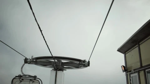 Free Video Stock Ski Lifts Moving At A Resort Live Wallpaper - Free Live Wallpaper